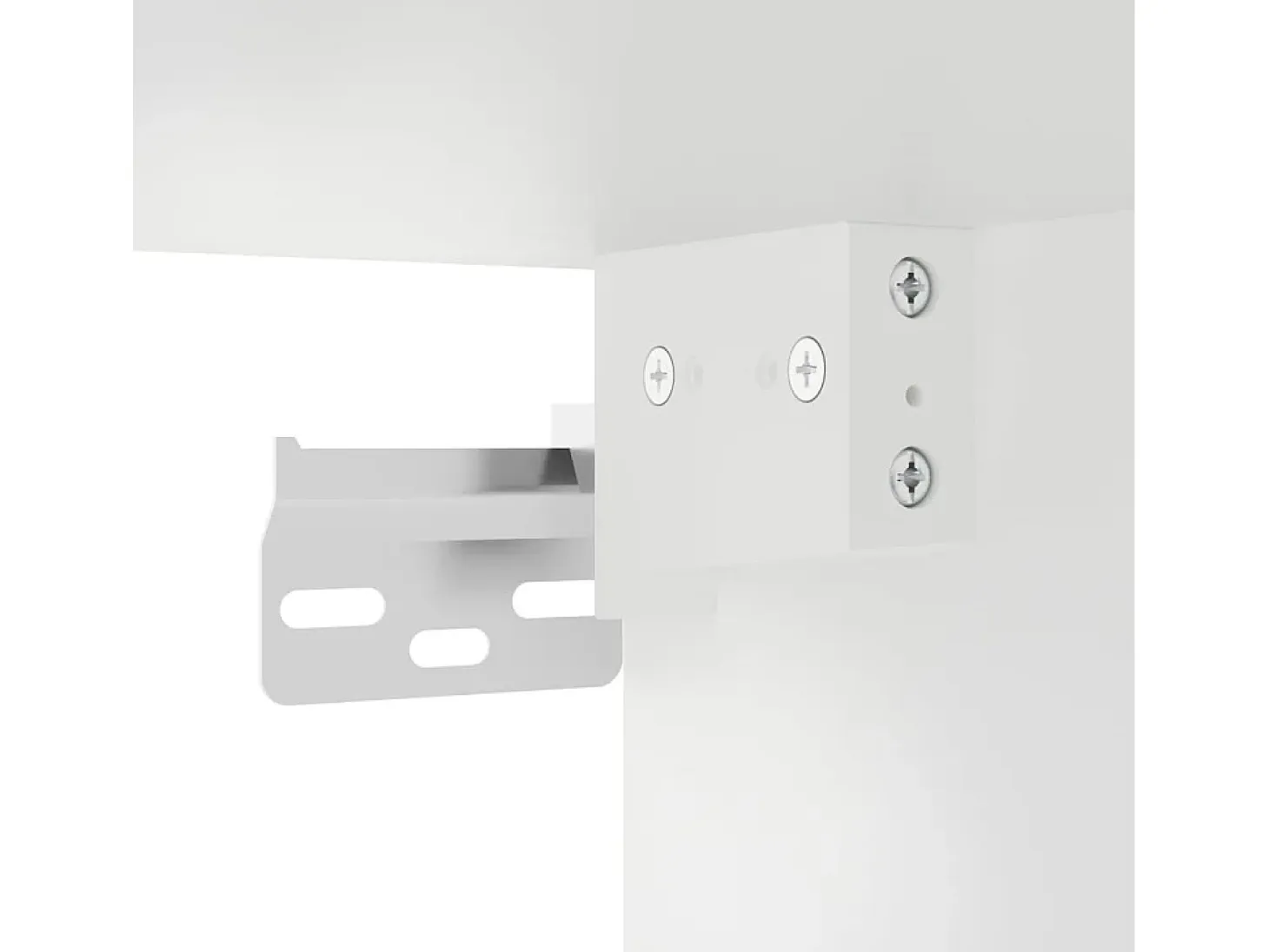 Aparador cómoda cómoda armario mueble organizador cocina salón salón alto 34,5 x 34 x 180 cm madera contrachapada blanco 02_0032391