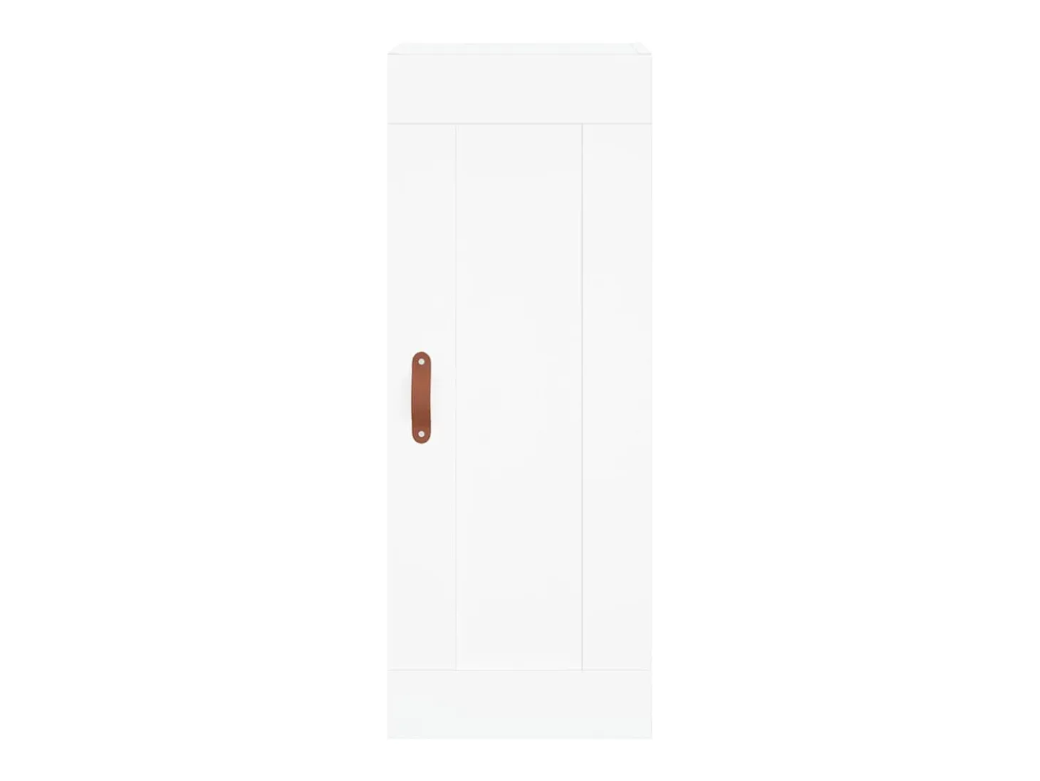 Aparador cómoda cómoda armario mueble organizador cocina salón salón alto 34,5 x 34 x 180 cm madera contrachapada blanco 02_0032391