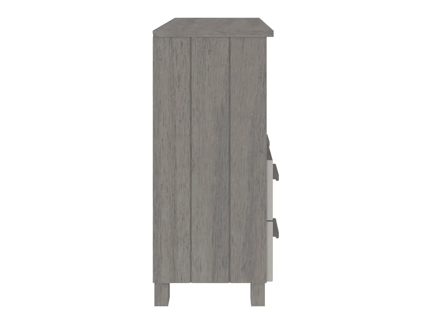 Aparador cómoda cómoda armario mueble organizador cocina salón luz 85 x 35 x 80 cm madera maciza de pino gris 02_0032160