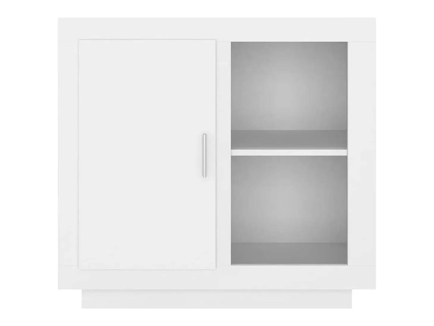 Aparador cómoda cómoda armario mueble organizador cocina salón salón 80 x 40 x 75 cm blanco 02_0030516