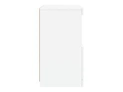 Aparador cómoda cómoda armario mueble organizador cocina salón salón con luces LED 41 x 37 x 67 cm blanco 02_0029851