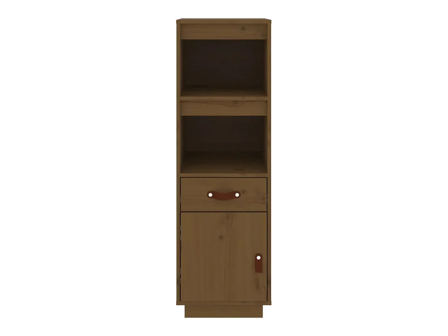 Aparador cómoda cómoda armario mueble organizador cocina salón salón alto 34 x 40 x 108,5 cm madera maciza de pino marrón 02_0034752