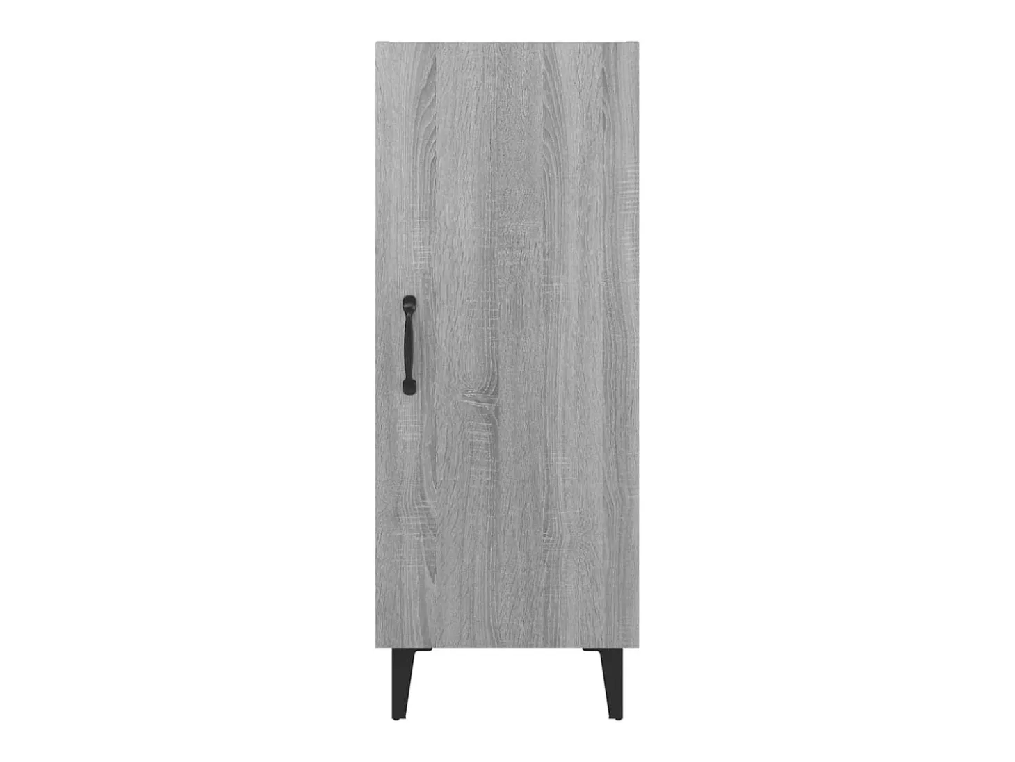 Aparador cómoda cómoda armario mueble organizador cocina salón salón Sonoma 34,5 x 34 x 90 cm madera contrachapada gris 02_0036322