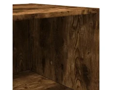 Aparador cómoda cómoda armario mueble organizador cocina salón salón alto 50 x 41 x 185 cm madera contrachapada marrón 02_0033365