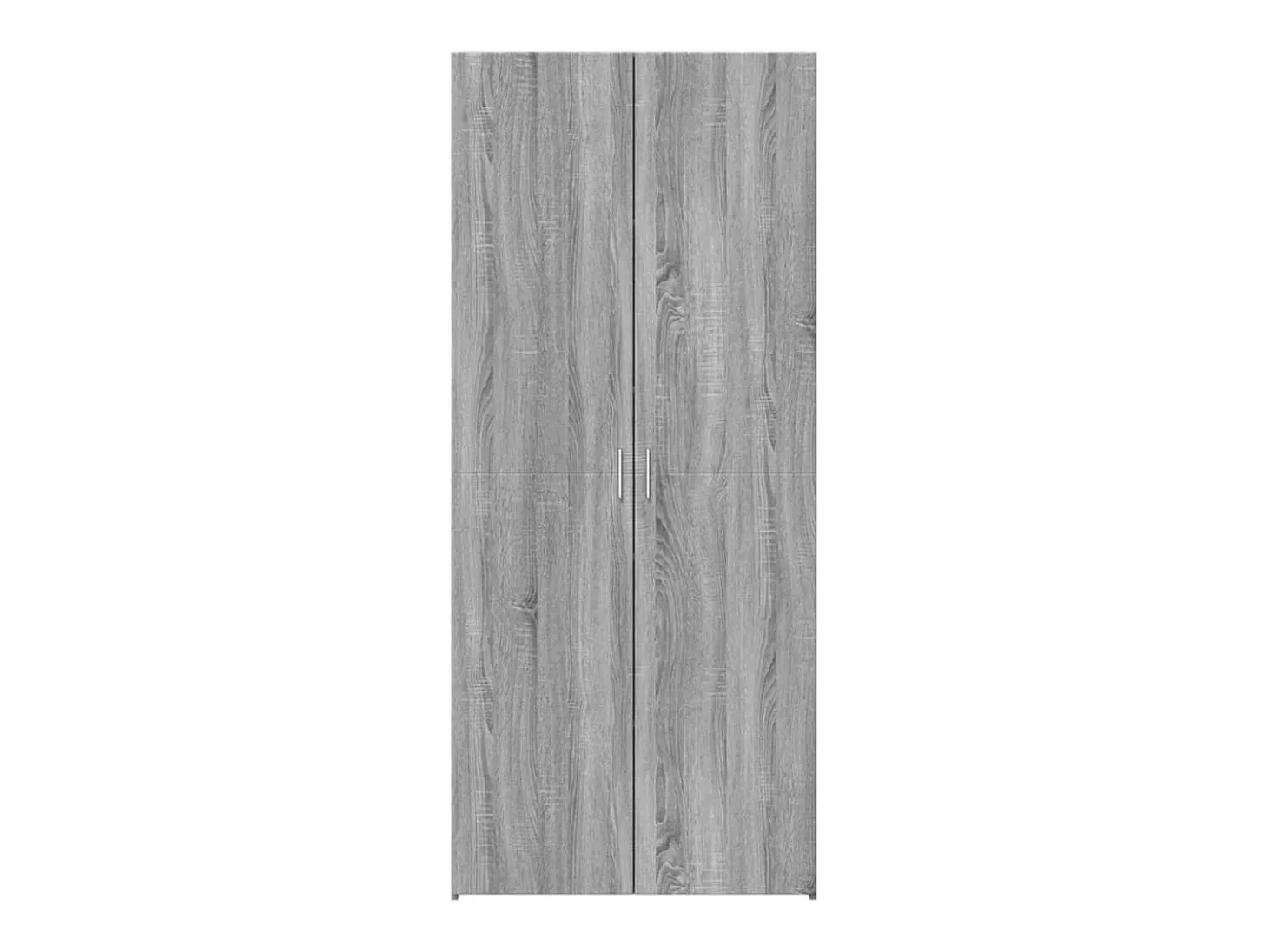 Aparador cómoda cómoda armario mueble organizador cocina salón salón alto Sonoma 80 x 42,5 x 185 cm madera contrachapada gris 02_0035635