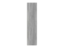 Aparador cómoda cómoda armario mueble organizador cocina salón salón alto Sonoma 80 x 42,5 x 185 cm madera contrachapada gris 02_0035635