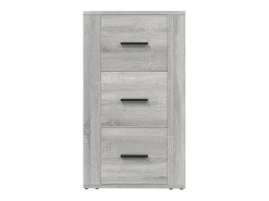 Aparador cómoda cómoda armario unidad de almacenamiento organizador cocina salón salonsonoma 40 x 33 x 70 cm madera contrachapada gris 02_0036353
