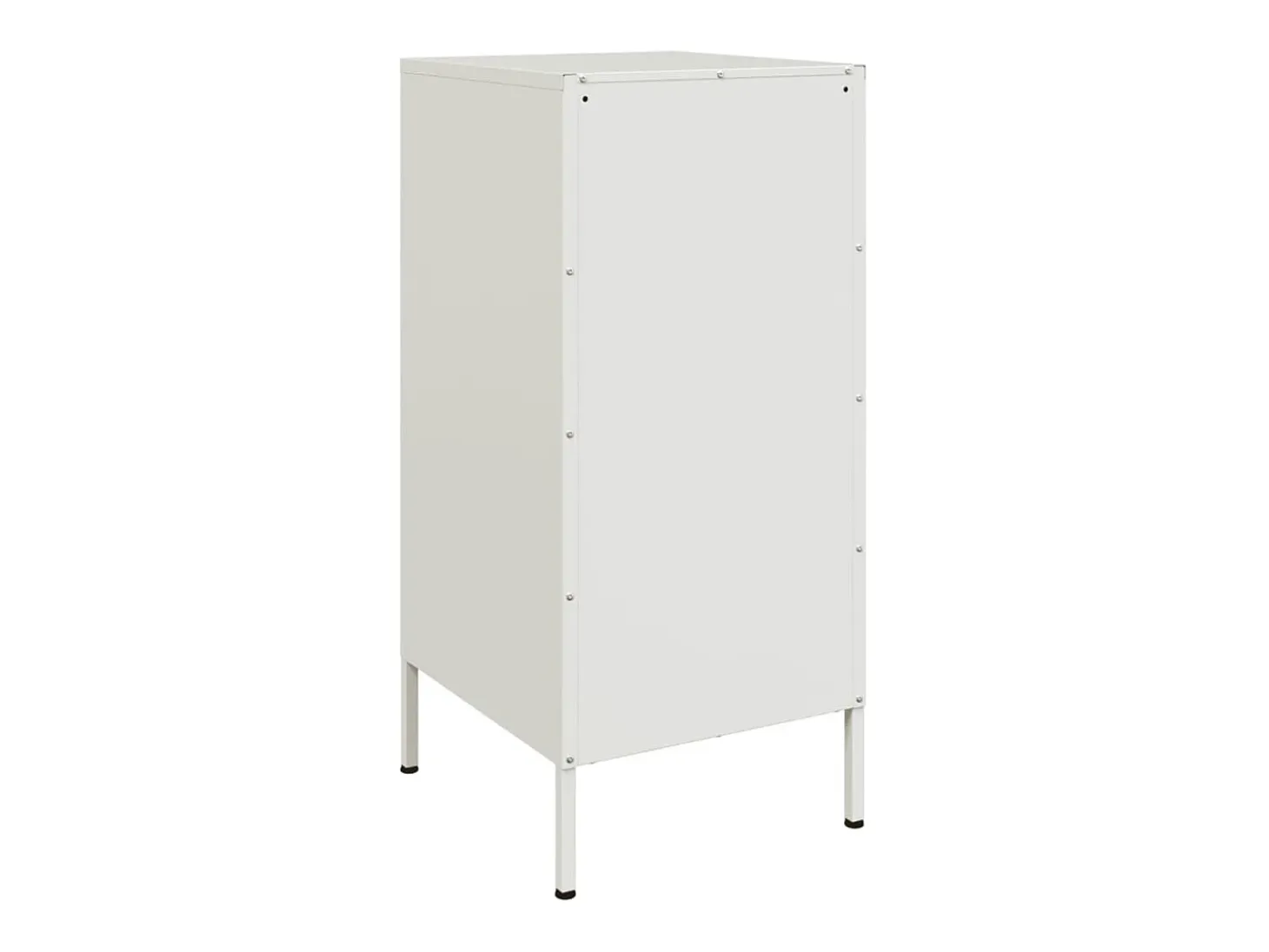 Aparador cómoda cómoda armario mueble organizador cocina salón salón 36 x 39 x 79 cm acero blanco 02_0030290
