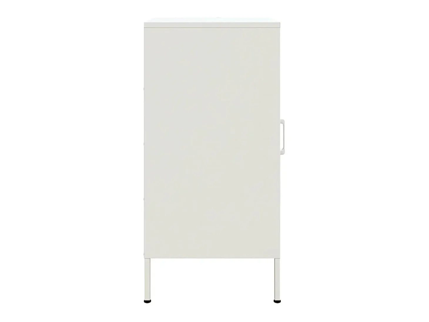 Aparador cómoda cómoda armario mueble organizador cocina salón salón 36 x 39 x 79 cm acero blanco 02_0030290