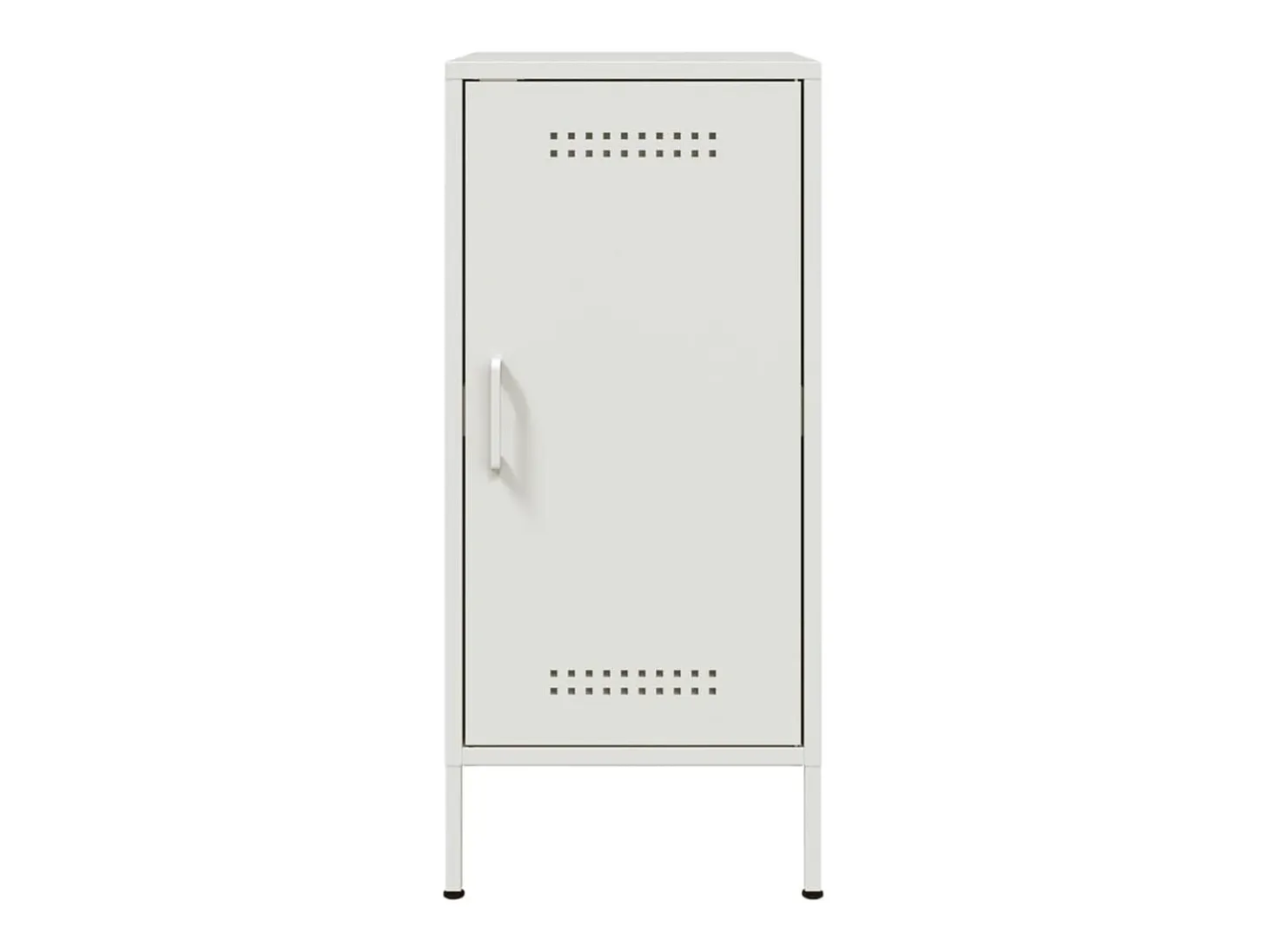 Aparador cómoda cómoda armario mueble organizador cocina salón salón 36 x 39 x 79 cm acero blanco 02_0030290