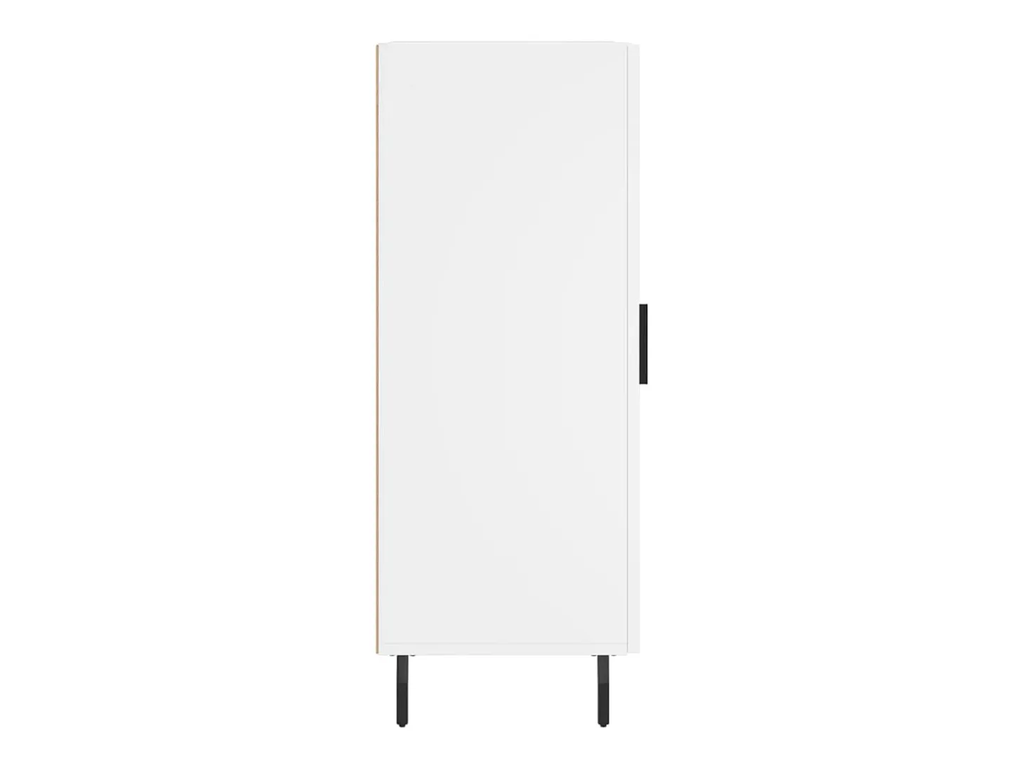Aparador cómoda cómoda armario mueble organizador cocina salón salón 34,5 x 34 x 90 cm madera contrachapada blanco 02_0030262