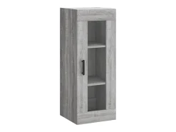 Aparador cómoda cómoda armario mueble organizador cocina salón salón alto Sonoma 34,5 x 34 x 180 cm madera contrachapada gris 02_0035261