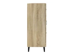 Aparador cómoda cómoda armario mueble de almacenamiento organizador cocina salón salón Sonoma 69,5 x 34 x 90 cm madera contrachapada marrón 02_0031656