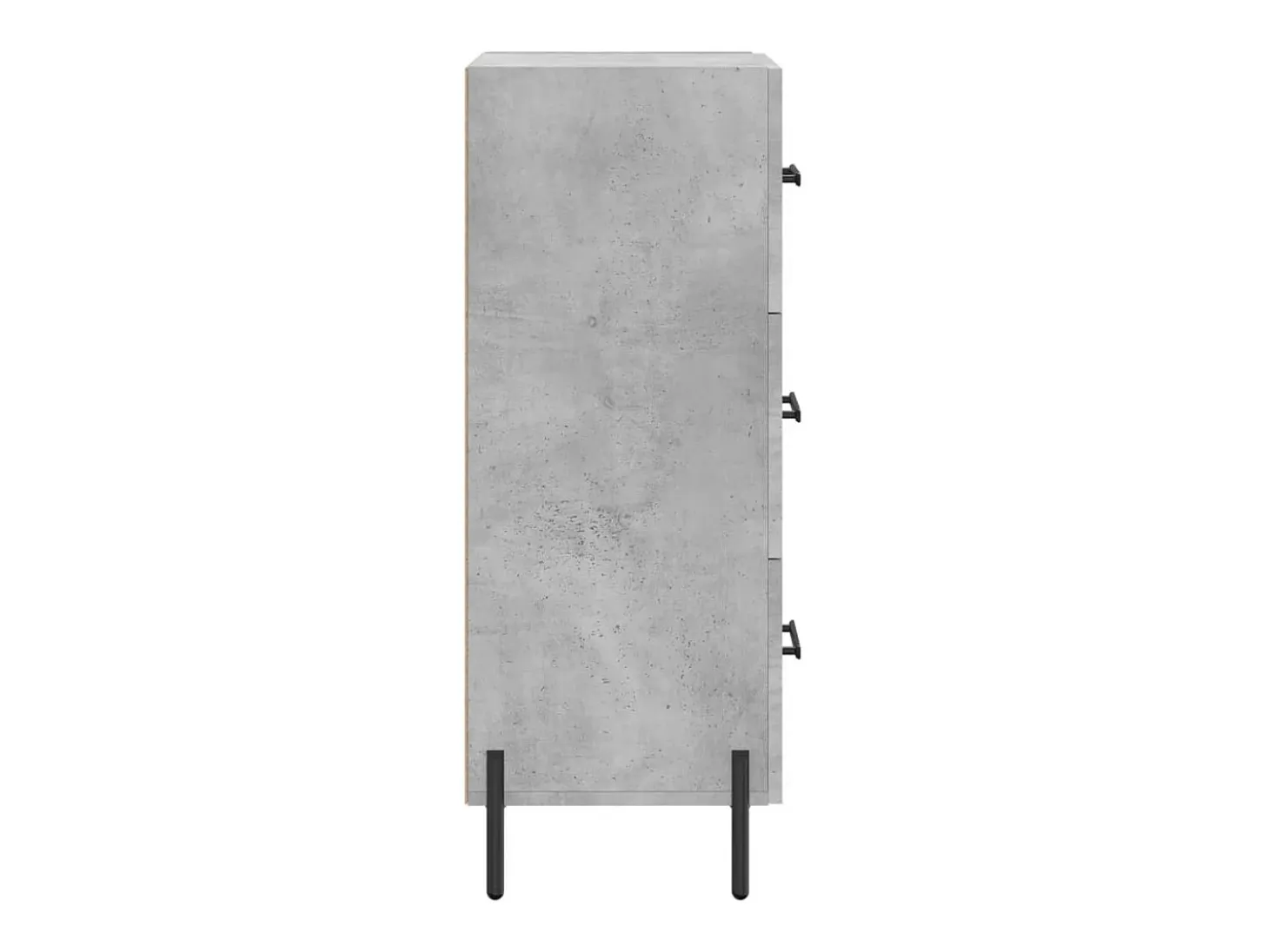 Aparador cómoda cómoda armario mueble organizador cocina salón salón 34,5 x 34 x 90 cm madera contrachapada gris 02_0031918