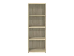 Aparador cómoda cómoda armario mueble organizador cocina salón salón alto Sonoma 45 x 41 x 124 cm madera contrachapada marrón 02_0034063