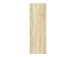 Aparador cómoda cómoda armario mueble organizador cocina salón salón alto Sonoma 45 x 41 x 124 cm madera contrachapada marrón 02_0034063