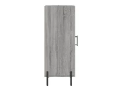 Aparador cómoda cómoda armario mueble organizador cocina salón salón Sonoma 34,5 x 34 x 90 cm madera contrachapada gris 02_0036302