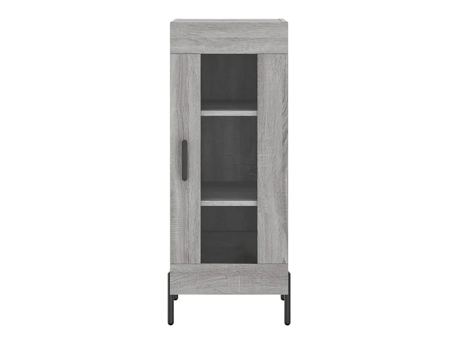 Aparador cómoda cómoda armario mueble organizador cocina salón salón Sonoma 34,5 x 34 x 90 cm madera contrachapada gris 02_0036302