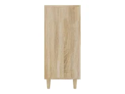 Aparador cómoda cómoda armario mueble organizador cocina salón salón Sonoma 90 x 34 x 80 cm madera contrachapada marrón 02_0031734