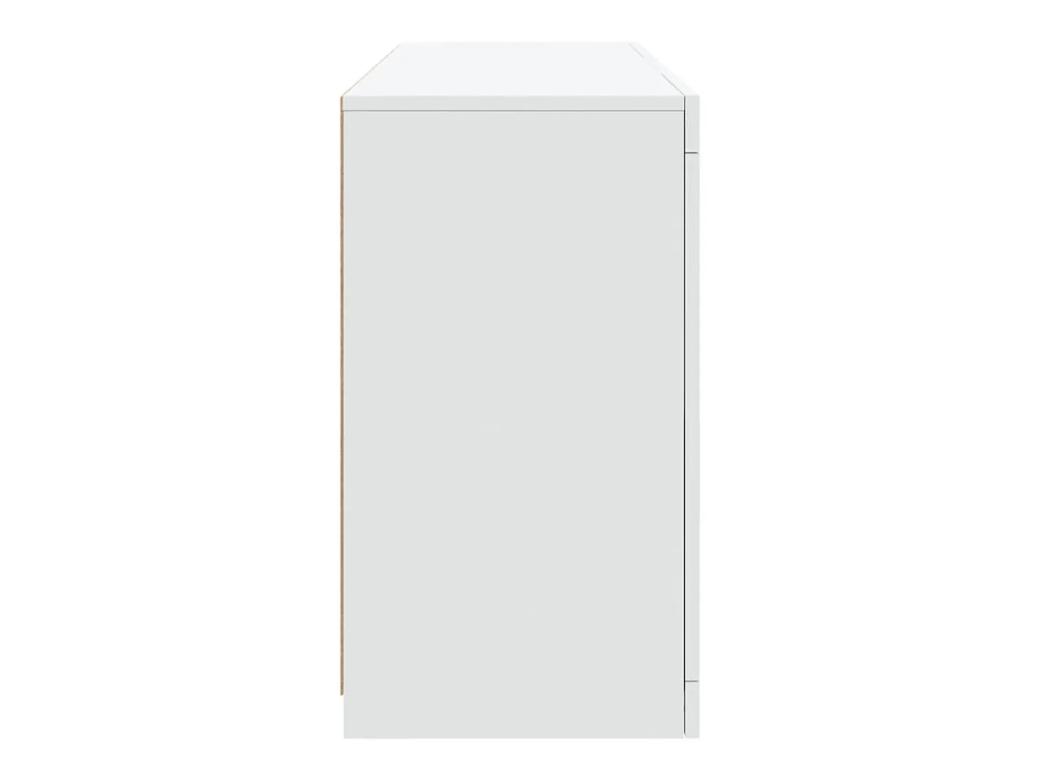 Aparador cómoda cómoda armario mueble organizador cocina salón salón con luces LED 123 x 37 x 67 cm blanco 02_0029826