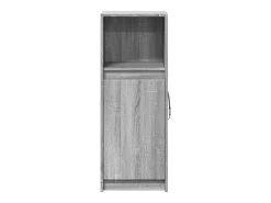 Aparador cómoda cómoda armario mueble organizador cocina salón salón con LED Sonoma 38 x 34 x 100 cm madera contrachapada gris 02_0029818