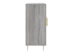 Aparador cómoda cómoda armario mueble organizador cocina salón salón Sonoma 90 x 34 x 80 cm madera contrachapada gris 02_0036549