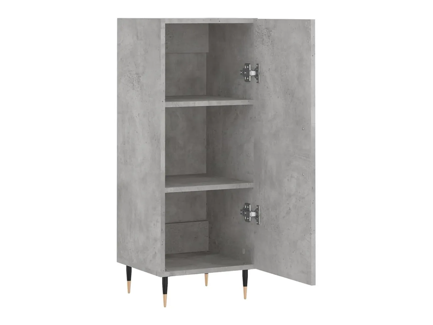 Aparador cómoda cómoda armario mueble organizador cocina salón salón 34,5 x 34 x 90 cm madera contrachapada gris 02_0031883