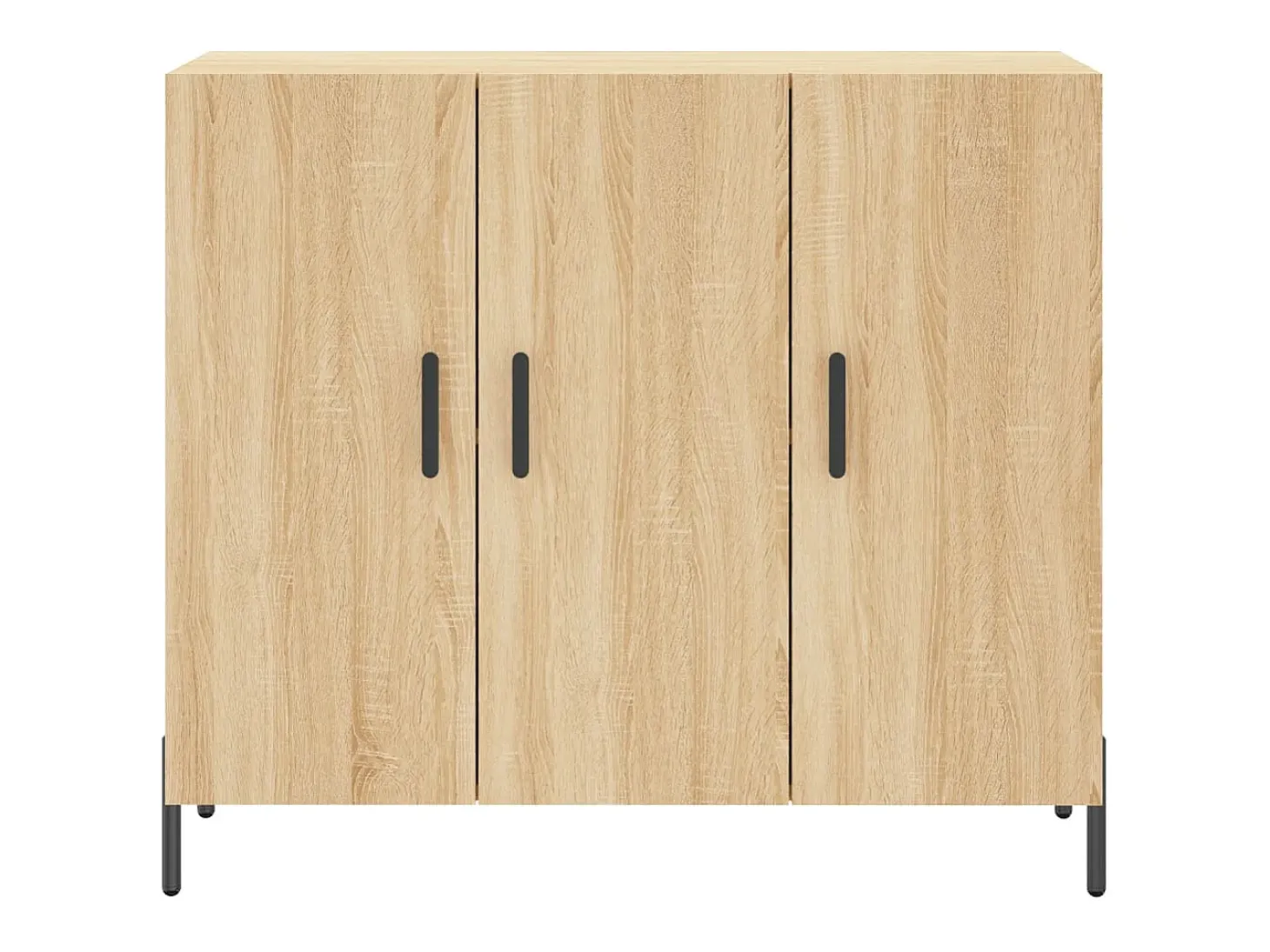 Aparador cómoda cómoda armario mueble organizador cocina salón salón Sonoma 90 x 34 x 80 cm madera contrachapada marrón 02_0031735