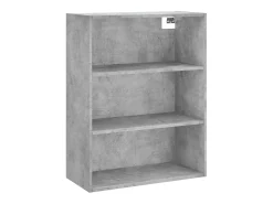 Aparador cómoda cómoda armario mueble organizador cocina salón salón 69,5 x 32,5 x 180 cm madera contrachapada gris 02_0032001