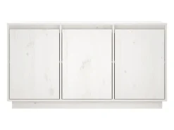Aparador cómoda cómoda armario mueble organizador cocina salón salón 111 x 34 x 60 cm madera maciza de pino blanco 02_0030201