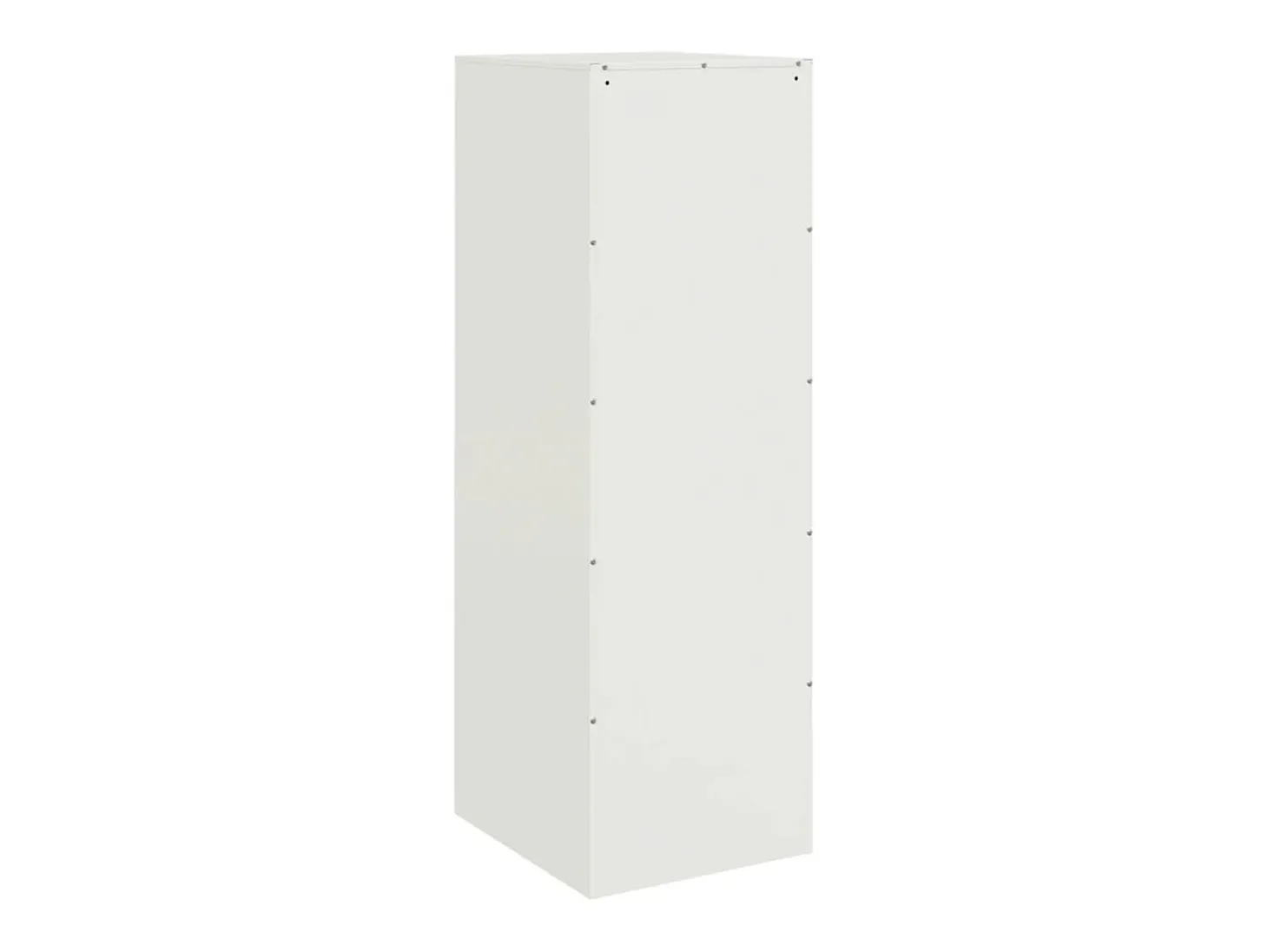 Aparador cómoda cómoda armario mueble organizador cocina salón salón 34,5 x 39 x 107 cm acero blanco 02_0030284