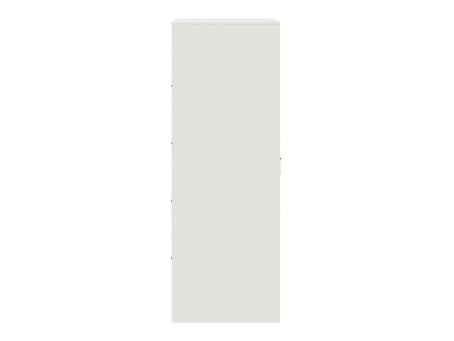 Aparador cómoda cómoda armario mueble organizador cocina salón salón 34,5 x 39 x 107 cm acero blanco 02_0030284