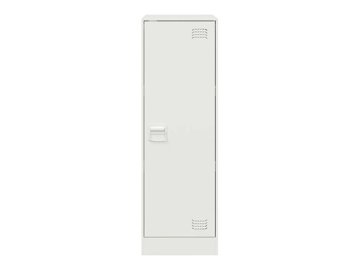 Aparador cómoda cómoda armario mueble organizador cocina salón salón 34,5 x 39 x 107 cm acero blanco 02_0030284