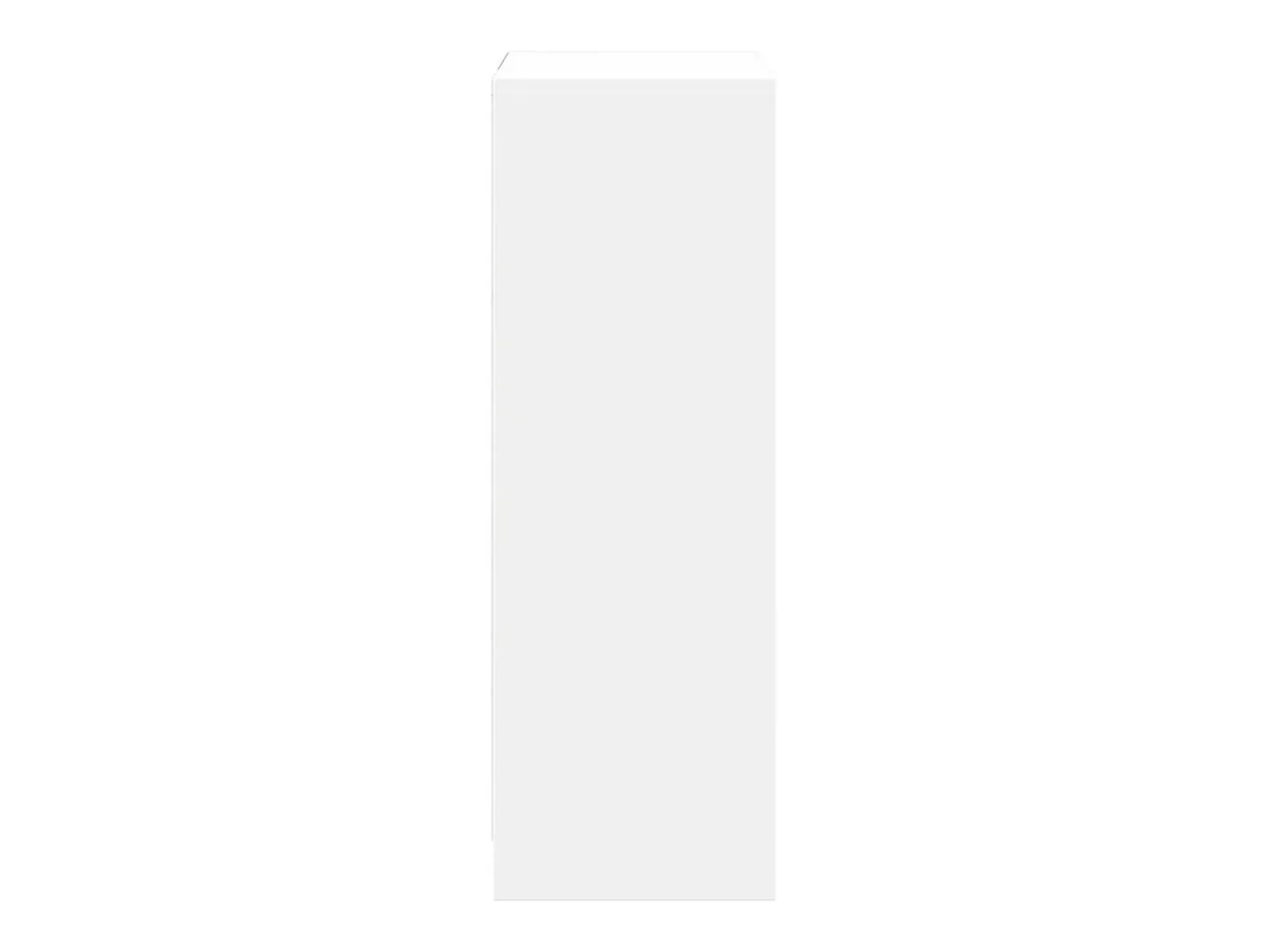 Aparador Cómoda Cómoda Armario Organizador Cocina Salón Salón con LED 72 x 34 x 100 cm Madera contrachapada blanca 02_0029773