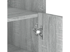 Aparador cómoda cómoda armario mueble organizador cocina salón salón Sonoma 73,5 x 35 x 75 cm madera contrachapada gris 02_0036522