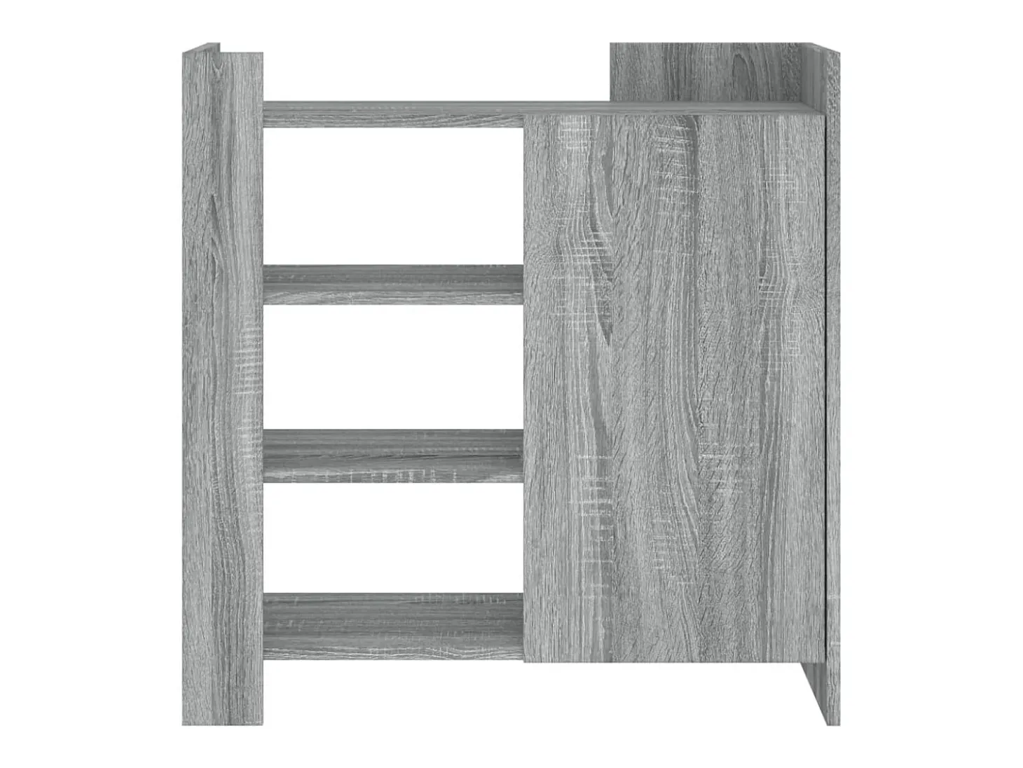 Aparador cómoda cómoda armario mueble organizador cocina salón salón Sonoma 73,5 x 35 x 75 cm madera contrachapada gris 02_0036522