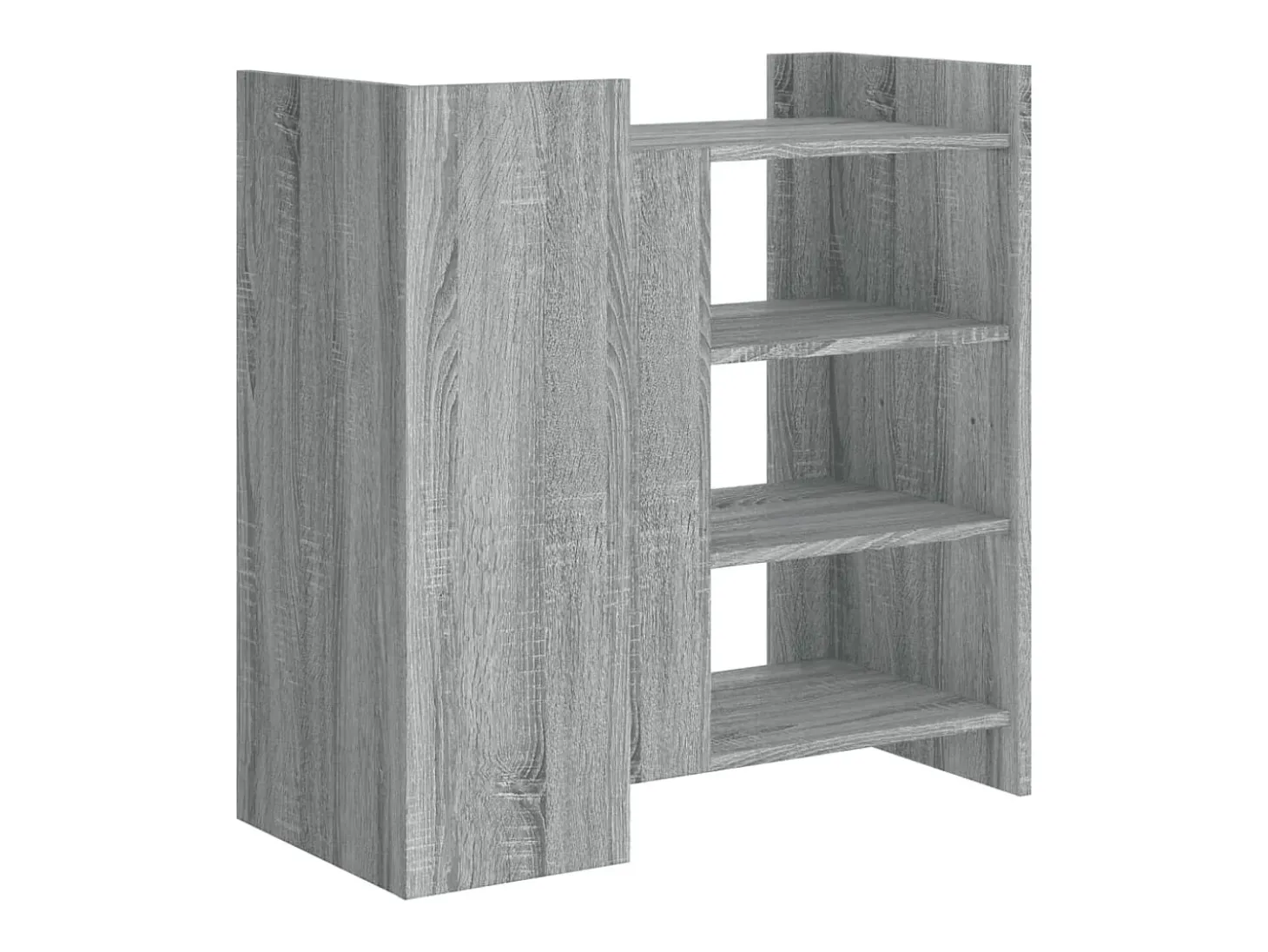 Aparador cómoda cómoda armario mueble organizador cocina salón salón Sonoma 73,5 x 35 x 75 cm madera contrachapada gris 02_0036522