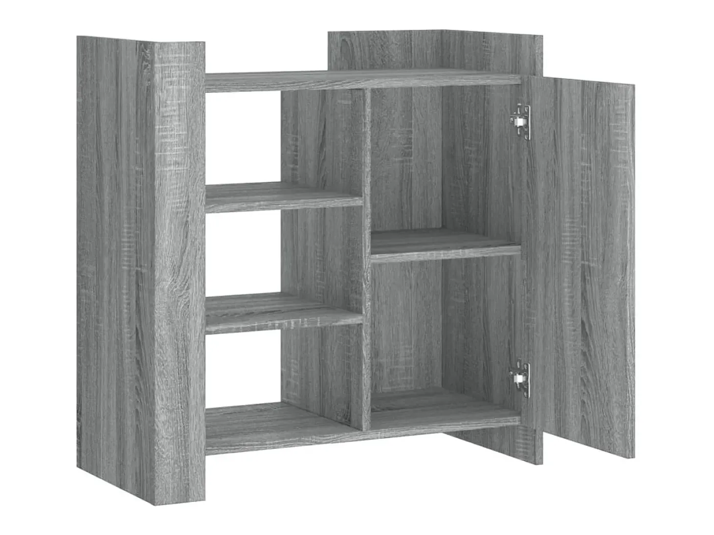 Aparador cómoda cómoda armario mueble organizador cocina salón salón Sonoma 73,5 x 35 x 75 cm madera contrachapada gris 02_0036522