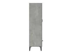 Aparador cómoda cómoda armario mueble organizador cocina salón salón alto 70 x 31 x 115 cm madera contrachapada gris 02_0034708