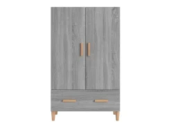 Aparador cómoda cómoda armario unidad de almacenamiento organizador cocina salón salonsonoma 70 x 31 x 115 cm madera contrachapada gris 02_0036504