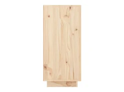 Aparador cómoda cómoda armario mueble organizador cocina salón salón 111 x 34 x 75 cm madera maciza de pino marrón 02_0029524