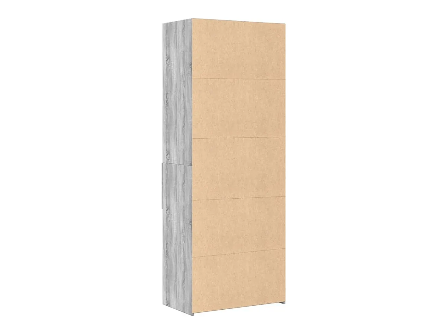 Aparador cómoda cómoda armario mueble organizador cocina salón salón alto Sonoma 70 x 42,5 x 185 cm madera contrachapada gris 02_0035631
