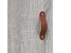 Aparador cómoda cómoda armario mueble organizador cocina salón salón Sonoma 34,5 x 34 x 90 cm madera contrachapada gris 02_0036329