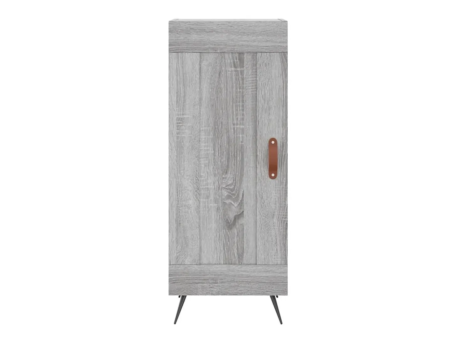 Aparador cómoda cómoda armario mueble organizador cocina salón salón Sonoma 34,5 x 34 x 90 cm madera contrachapada gris 02_0036329