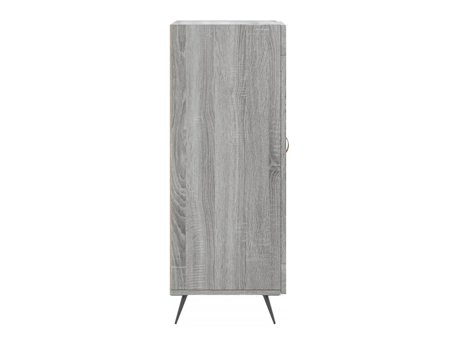 Aparador cómoda cómoda armario mueble organizador cocina salón salón Sonoma 34,5 x 34 x 90 cm madera contrachapada gris 02_0036329