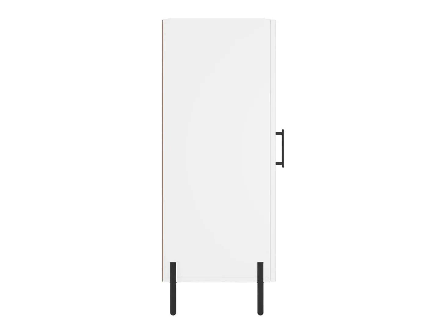 Aparador cómoda cómoda armario mueble organizador cocina salón salón 34,5 x 34 x 90 cm madera contrachapada blanco 02_0030246