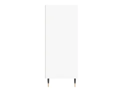 Aparador cómoda cómoda armario mueble organizador cocina salón salón alto 57 x 35 x 90 cm madera contrachapada blanco 02_0032465
