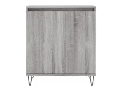 Aparador cómoda cómoda armario mueble organizador cocina salón salón Sonoma 60 x 35 x 70 cm madera contrachapada gris 02_0036405