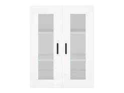 Aparador cómoda cómoda armario mueble organizador cocina salón salón alto 69,5 x 34 x 180 cm madera contrachapada blanco 02_0032695