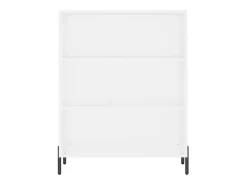 Aparador cómoda cómoda armario mueble organizador cocina salón salón alto 69,5 x 34 x 180 cm madera contrachapada blanco 02_0032695